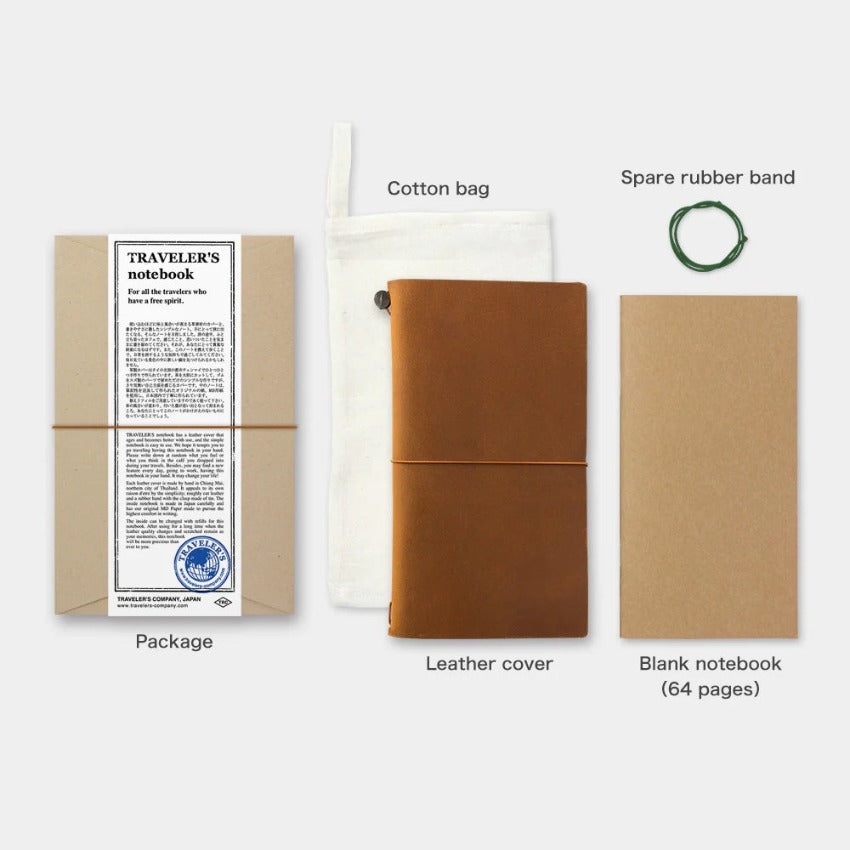 Traveler's Company Refillable Notebook - Camel