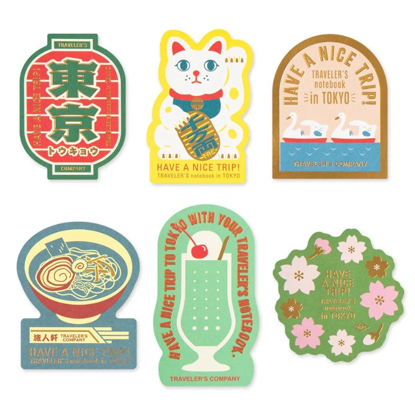 Traveler's Company Sticker Set - Tokyo Edition