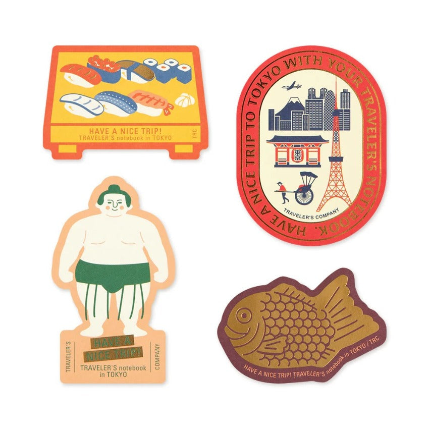 Traveler's Company Sticker Set - Tokyo Edition