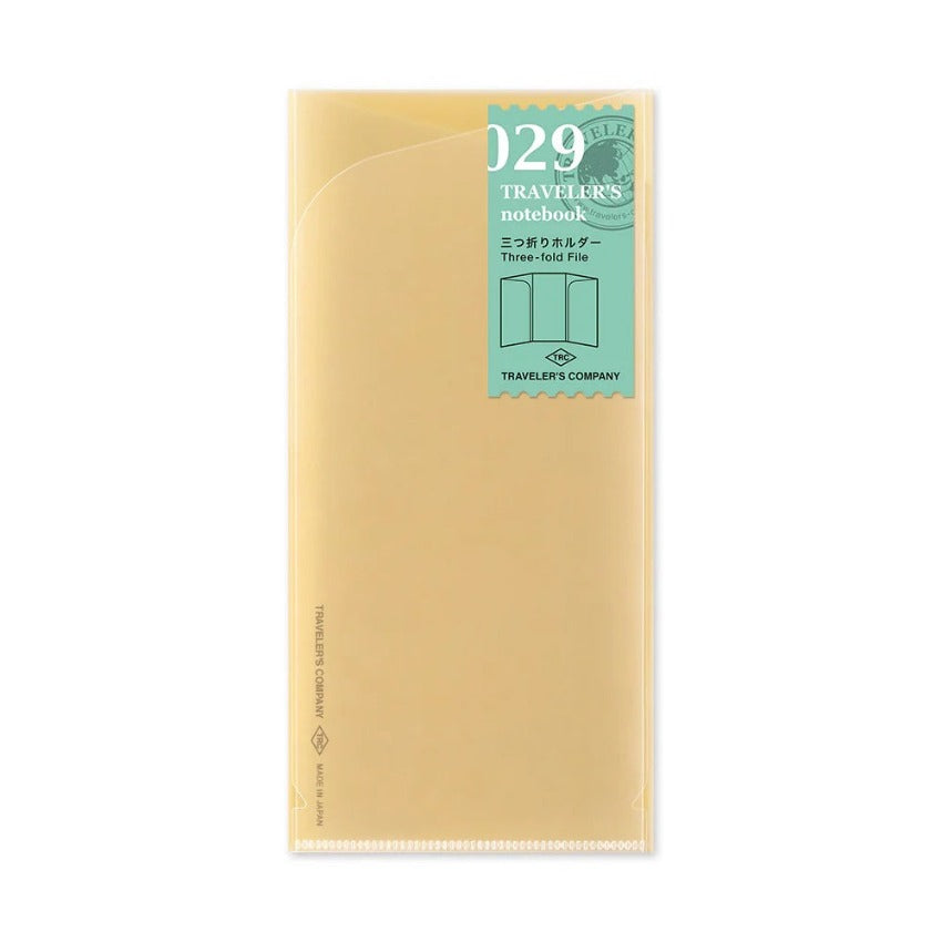 Traveler's Company Trifold File Refill (029)