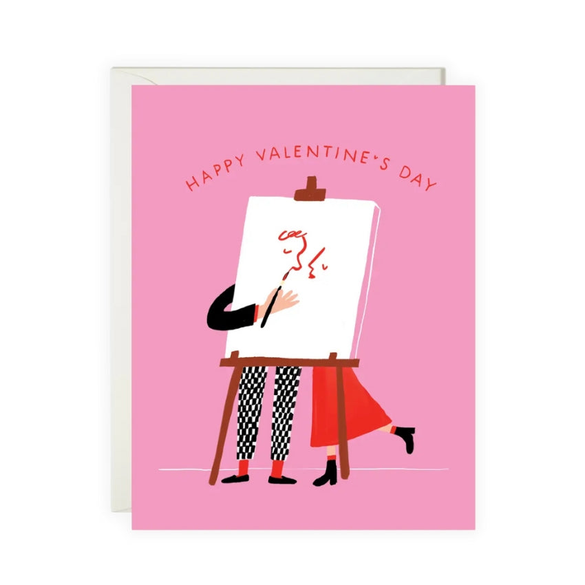 Valentine's Day Painting Card