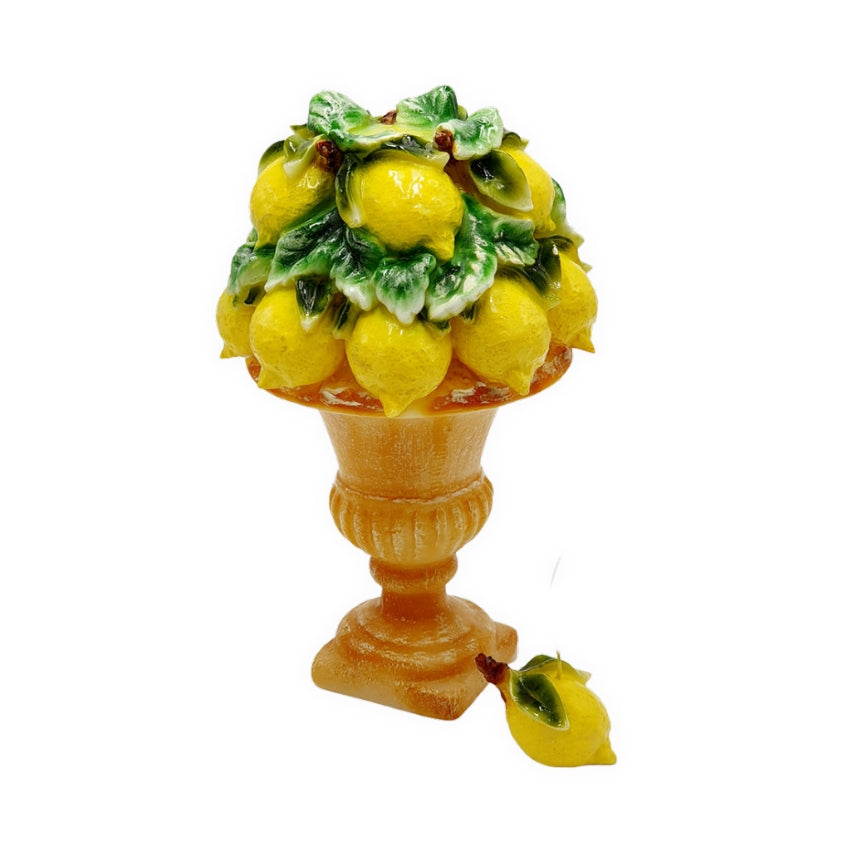 Vase With Lemons Candle