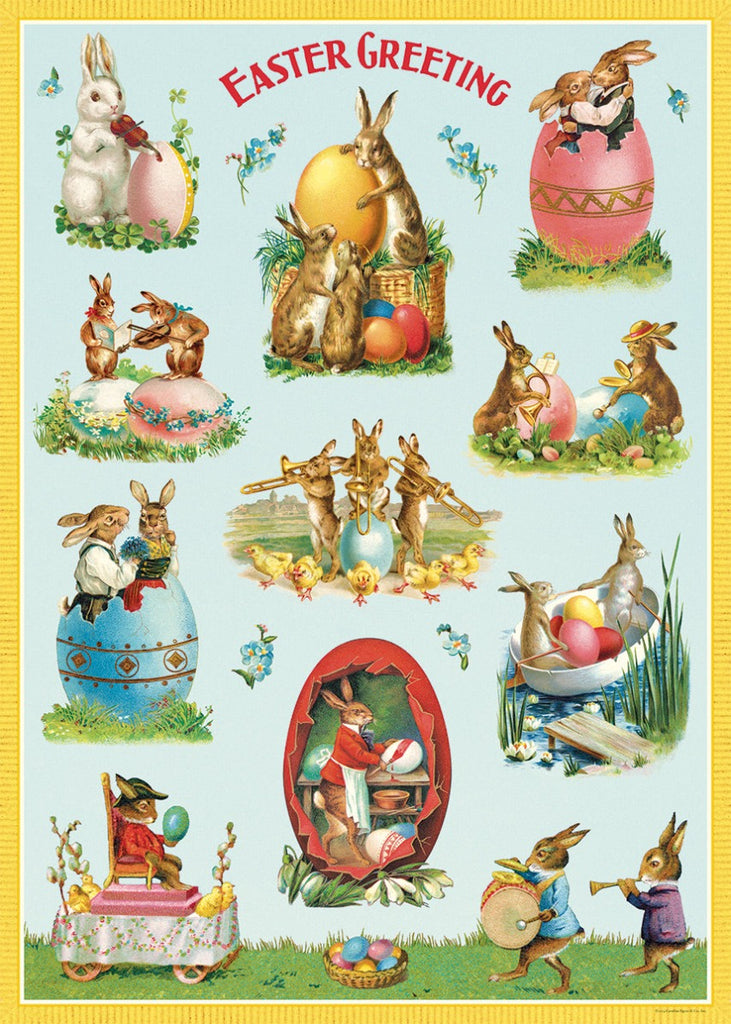Easter Bunnies Wrap Sheet