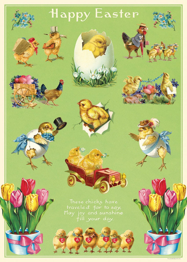 Easter Chicks Wrap Sheet