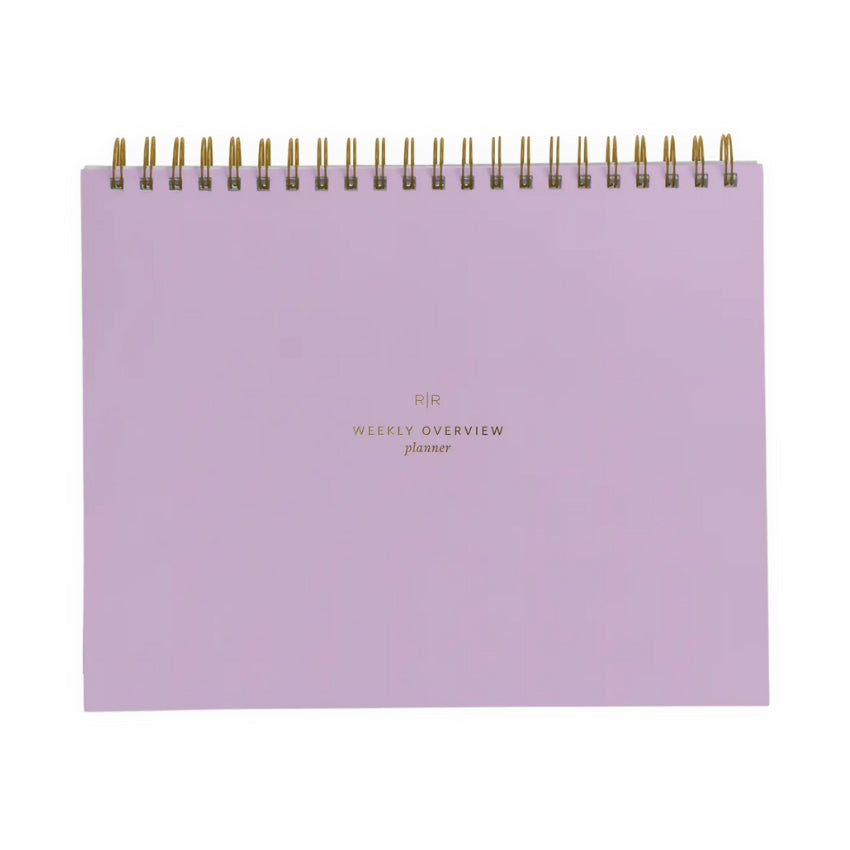 Weekly Overview Planner - Lavender