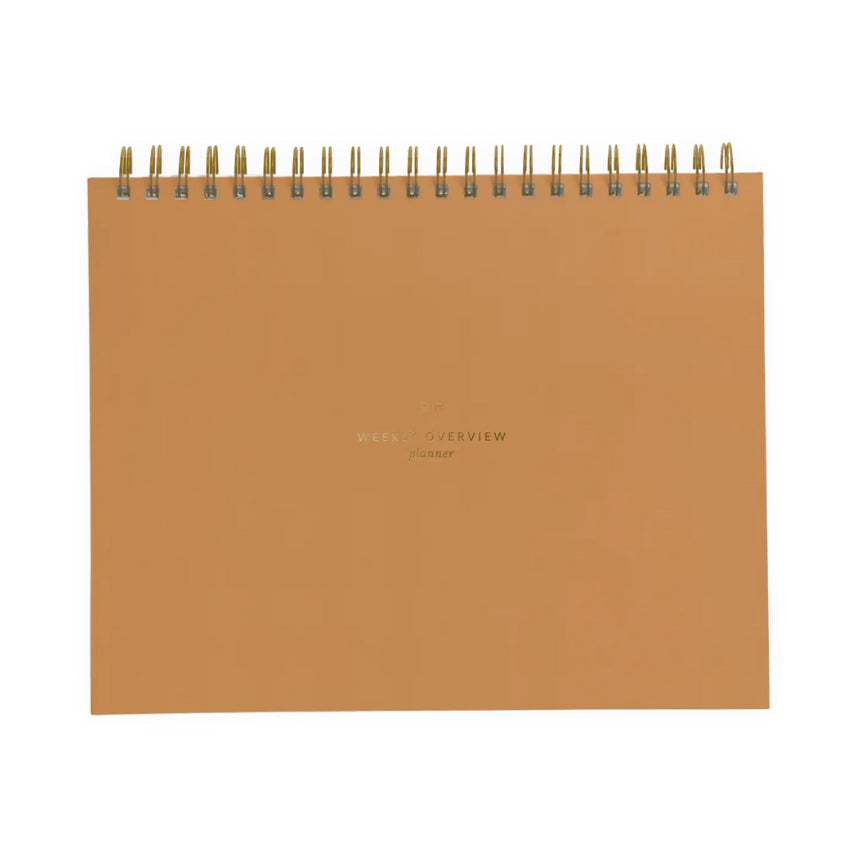 Weekly Overview Planner - Mustard