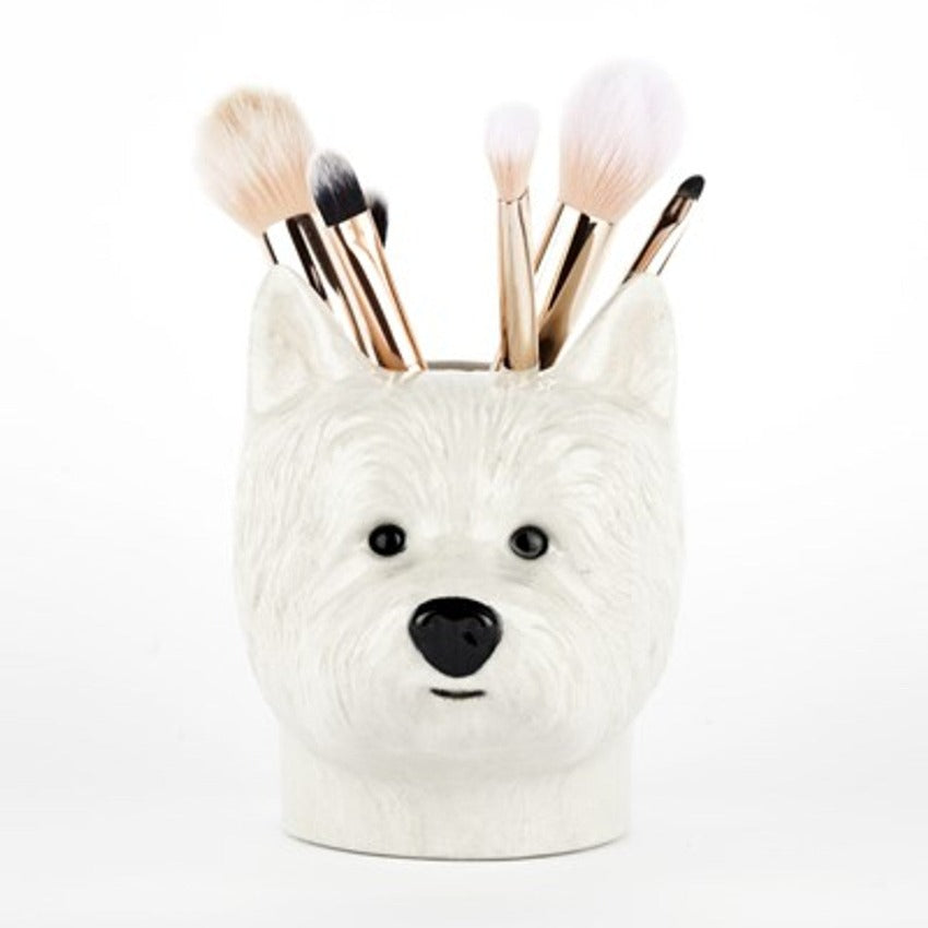 Westie Pencil Pot - Filled