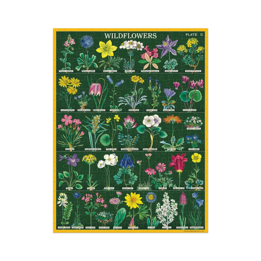Wildflowers 240 Piece Mini Puzzle - Cavallini & Co. – Paper and Grace