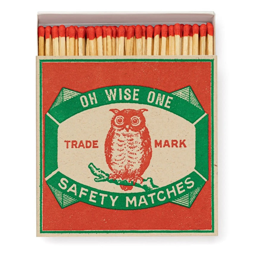 Wise Owl Matchbox
