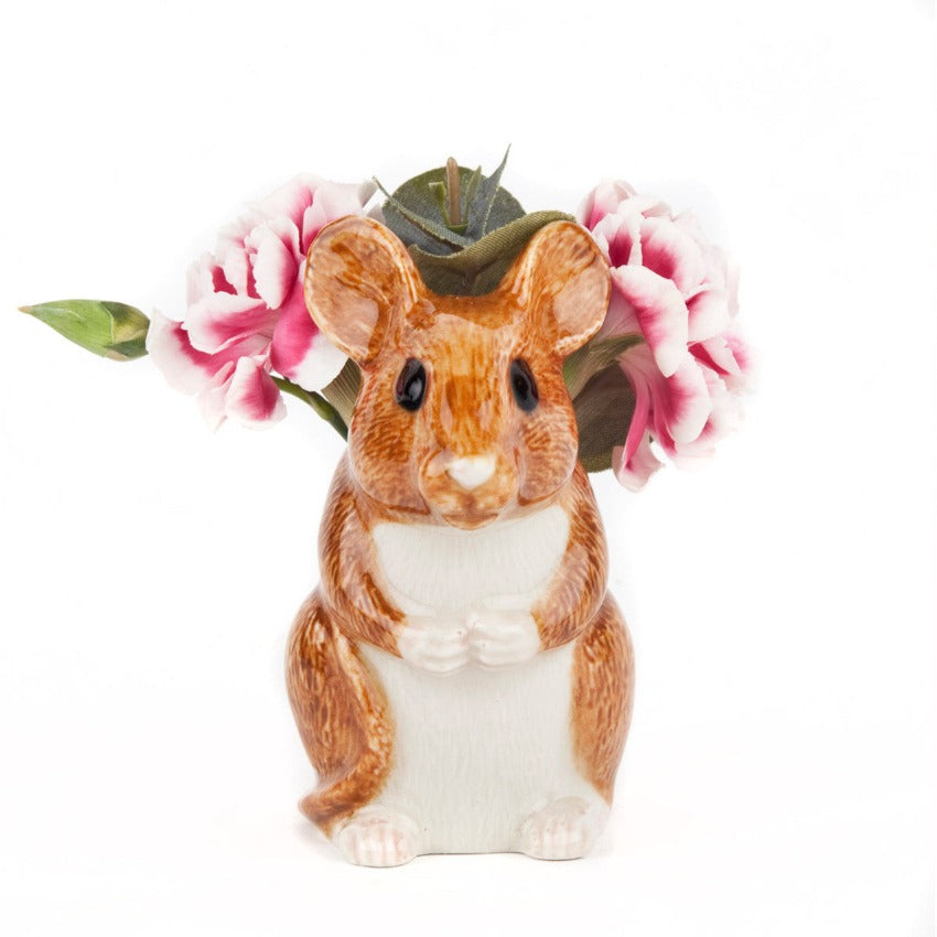 Wood Mouse Bud Vase - Front