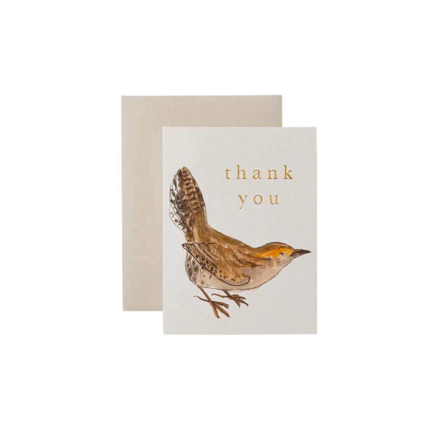 Wren Mini Card – Paper and Grace