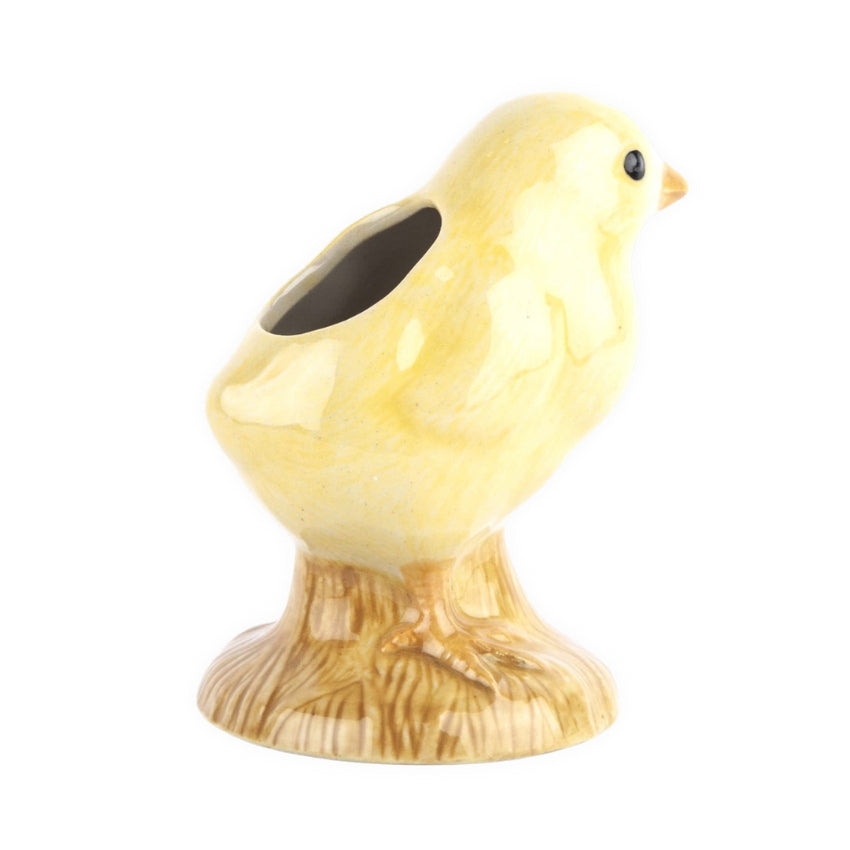 Yellow Chick Bud Vase - Quail Ceramics