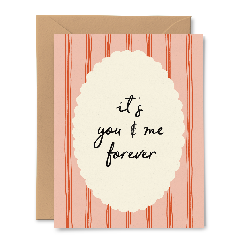 You And Me Forever Card