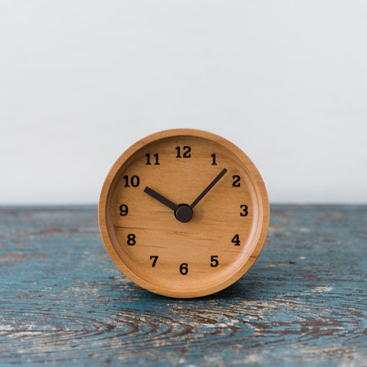 Lemnos MUKU Desk Clock - Alder