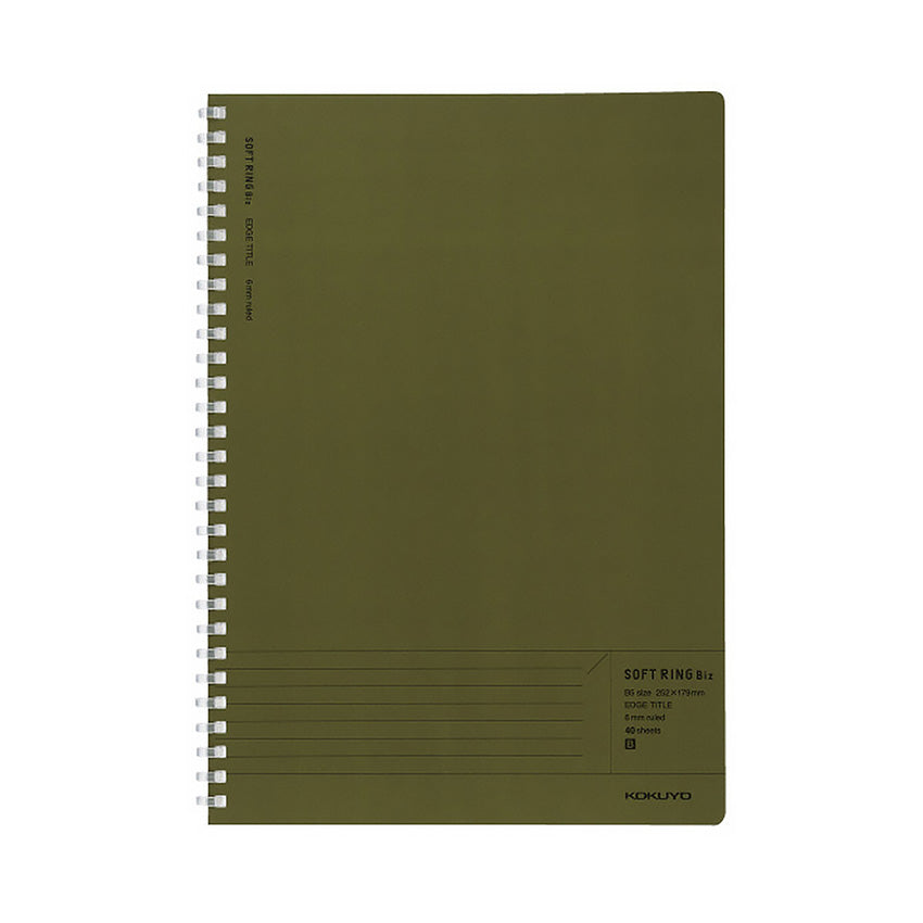 Kokuyo-Soft-Ring-Notebook-B5-Ruled-Green