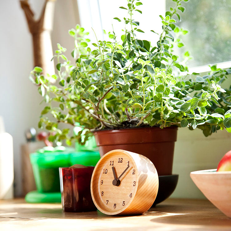 Lemnos MUKU Desk Clock - Alder