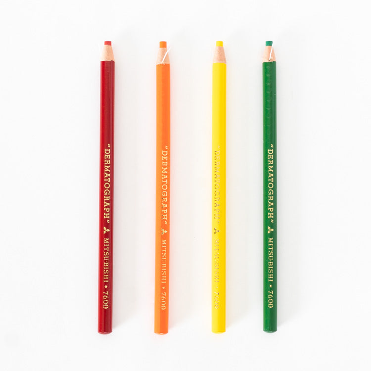 Mitsubishi Oil-Based Dermatograph Pencil - Red – Paper and Grace