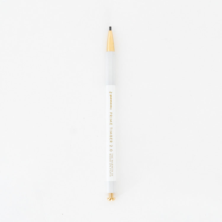 Prime Timber Brass Mechanical Pencil - White – Paper and Grace