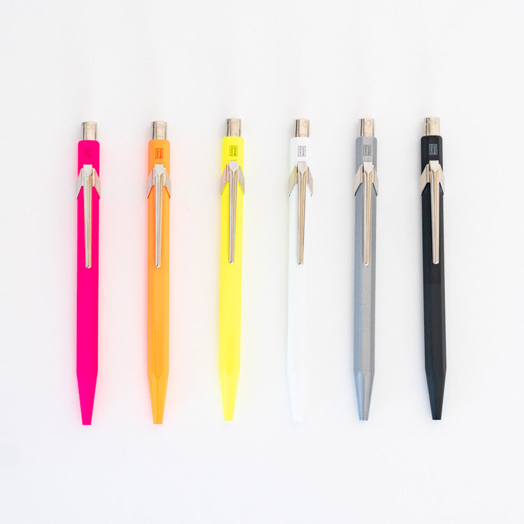 Caran d'Ache 849 Ballpoint Pen - Fluorescent Pink – Paper and Grace
